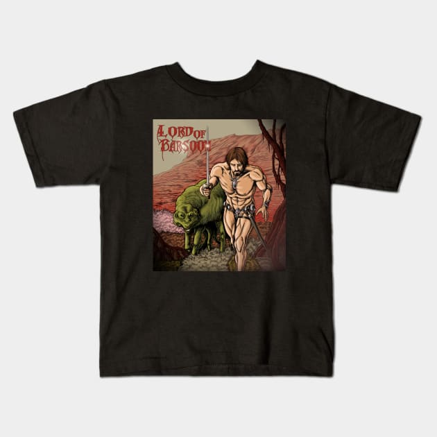 Lord of Barsoom Kids T-Shirt by MontisEcho